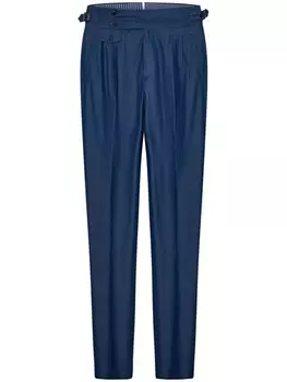 FRANZESE COLLECTION Брюки зауженного кроя Principe Di Savoia, синий