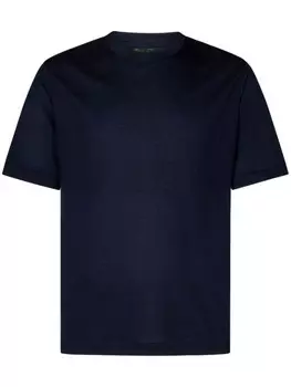 FRANZESE COLLECTION Футболка из кашемира Alain Delon, синий