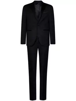 FRANZESE COLLECTION однобортный костюм, черный