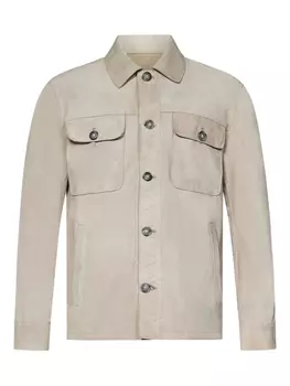 FRANZESE COLLECTION Рубашка-куртка Брэда Питта, нейтральный