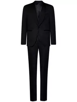 FRANZESE COLLECTION шерстяной костюм, черный