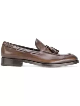 Fratelli Rossetti лоферы с кисточками, коричневый