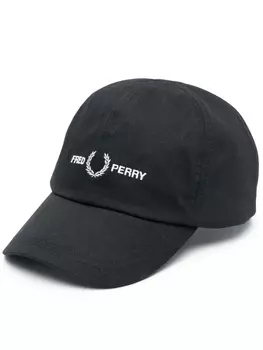 Fred Perry бейсболка с вышитым логотипом, черный