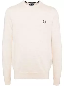 Fred Perry джемпер с круглым вырезом, серый