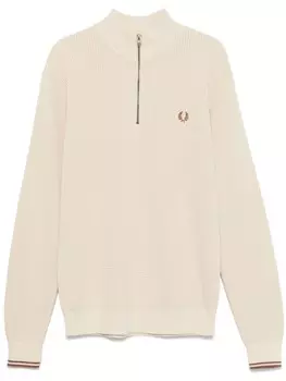 Fred Perry фактурный свитер, серый
