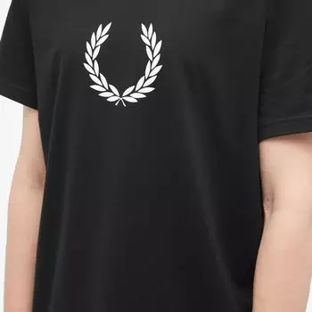 Fred Perry Футболка с лавровым венком, черный