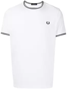 Fred Perry футболка Twin Tipped, белый