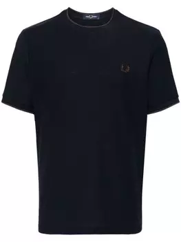 Fred Perry креповая футболка, синий