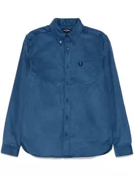 Fred Perry рубашка Corduroy, синий