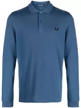 Fred Perry рубашка поло с вышитым логотипом, синий