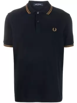 Fred Perry рубашка поло с вышитым логотипом, синий