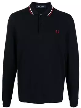 Fred Perry рубашка поло с вышитым логотипом, синий