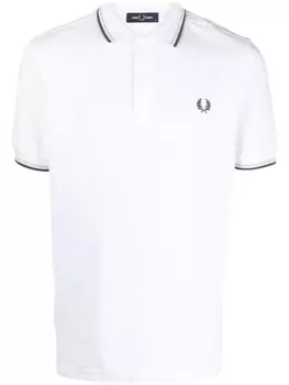 Fred Perry рубашка поло Twin Tipped, белый