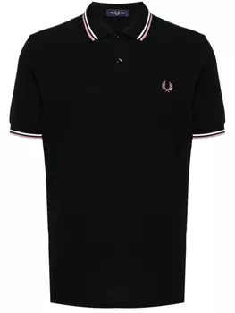 Fred Perry рубашка поло Twin Tipped, черный
