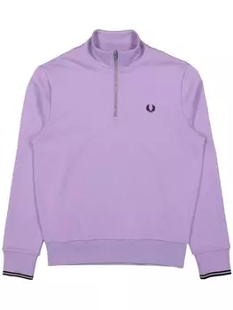 Fred Perry толстовка с воротником на молнии, фиолетовый