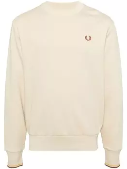 Fred Perry толстовка с вышитым логотипом, желтый