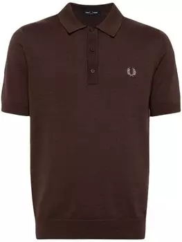 Fred Perry трикотажная рубашка поло, коричневый