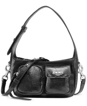 Фредa Маленькая кроссбоди-сумка с несколькими карманами DKNY, черный
