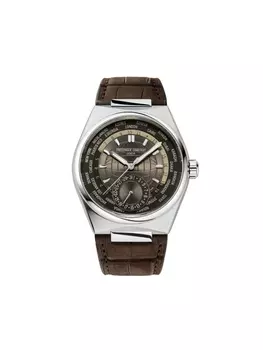 Frederique Constant наручные часы Highlife Worldtimer Manufacture 41 мм, коричневый