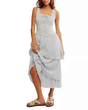 Free In My Dreams платье миди Free People, синий