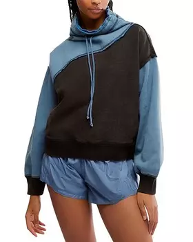 Free People Color Block Home Stretch Толстовка, мультиколор