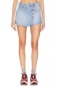 Free People джинсовая юбка wynne Free People, индиго