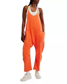 Free People Hot Shot Jumpsuit Free People, оранжевый