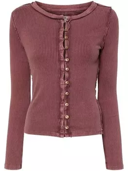 Free People кардиган We the free it's on, фиолетовый