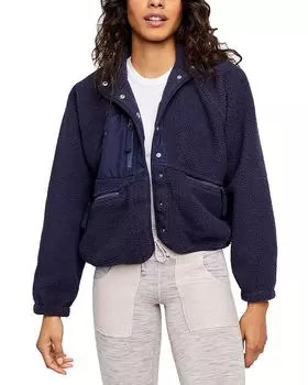 Free People Куртка Hit The Slopes из флиса Free People, синий