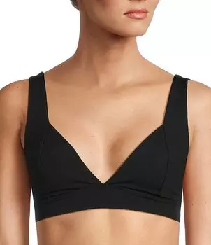 Free People Let Duo Corset Plunge Bralette, черный