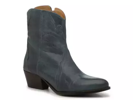 Free People New Frontier Cowboy Bootie, синяя кожа