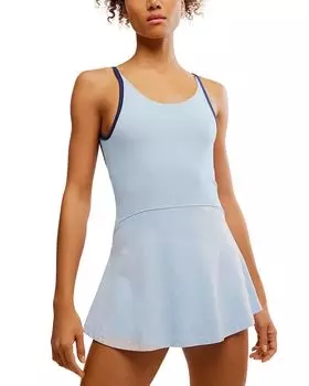 Free People Платье Hot Shot Skortsie Free People, синий