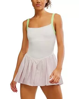 Free People Платье Swing Of Things с цветными блоками Free People, мультиколор