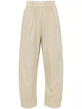 Free People поплиновые брюки Preppy, серый