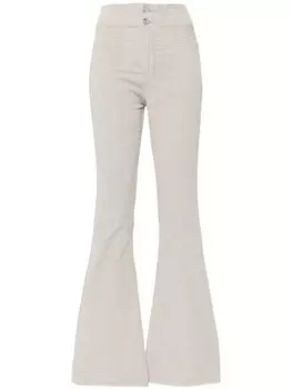 Free People расклешенные брюки J Jayde, серый