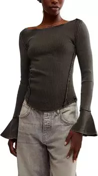 Free People женский многослойный топ Soul Sister, черный