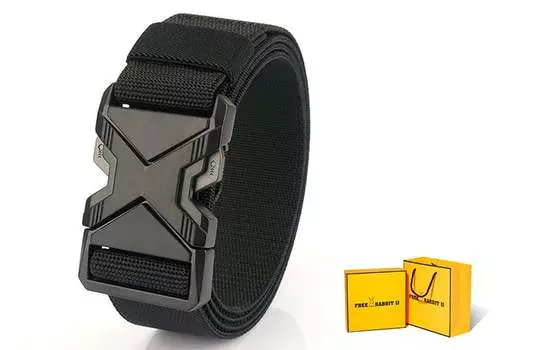 Free Rabbit Другой ремень унисекс, Саржа серая + подарочная коробка