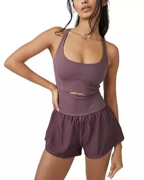 Free Righteous Комбинезон без рукавов Free People, фиолетовый