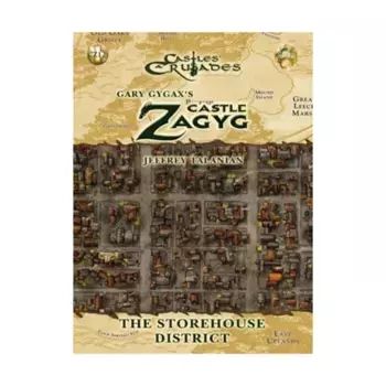 Free Town of Yggsburgh - The Store House District, Castles & Crusades - Gary Gygax's Castle Zagyg (Troll Lord Games), мягкая обложка