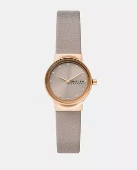Freja SKW3005 Солнечно-серые женские часы из экокожи Skagen, светло-серый