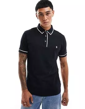 French Connection – Темно-синяя рубашка-поло с окантовкой