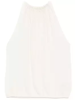 Frenckenberger трикотажный топ, белый