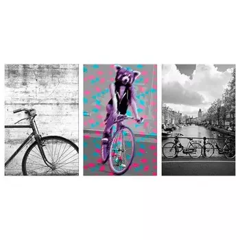 Фреска Artgeist Bikes Collection, разноцветный