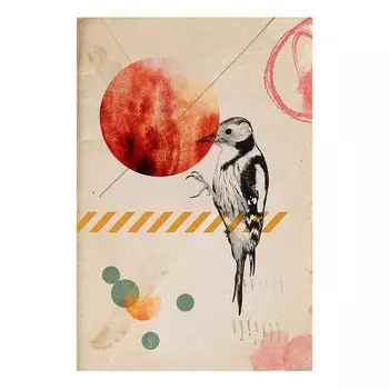 Фреска Artgeist Bird Mail, разноцветный
