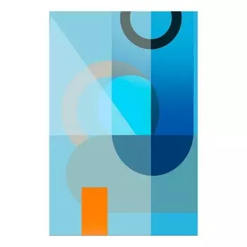 Фреска Artgeist Blue Surface, синий