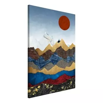 Фреска Artgeist Colombias Heart, разноцветный