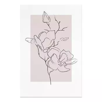 Фреска Artgeist Creamy Magnolia, бежевый