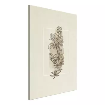 Фреска Artgeist Field Sketch, бежевый