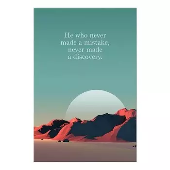 Фреска Artgeist He Who Never Made a Mistake, разноцветный