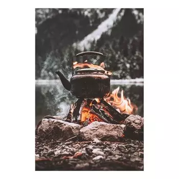 Фреска Artgeist Hearth, розовый